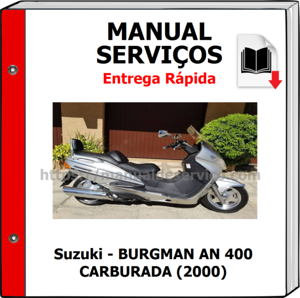 Manual de Serviços - Suzuki - BURGMAN AN 400 CARBURADA (2000)