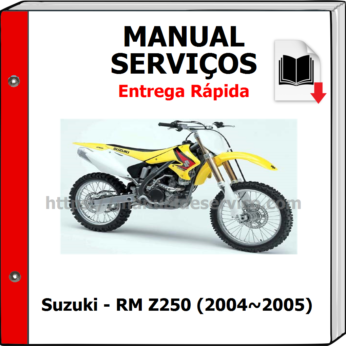 Manual de Serviços – Suzuki – RM Z250 (2004~2005)