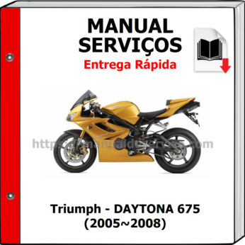 Manual de Serviços – Triumph – DAYTONA 675 (2005~2008)