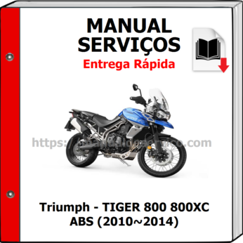 Manual de Serviços – Triumph – TIGER 800 800XC ABS (2010~2014)