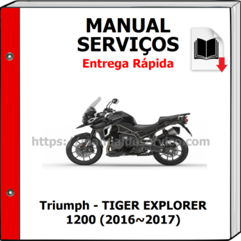 Manual de Serviços – Triumph – TIGER EXPLORER 1200 (2016~2017)