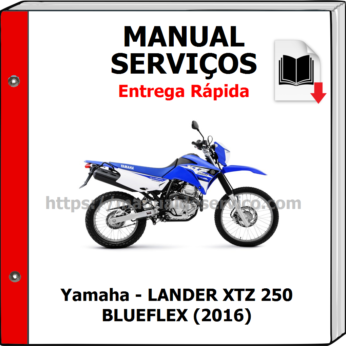 Manual de Serviços – Yamaha – LANDER XTZ 250 BLUEFLEX (2016)