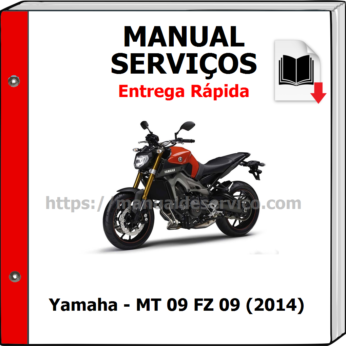 Manual de Serviços – Yamaha – MT 09 FZ 09 (2014)