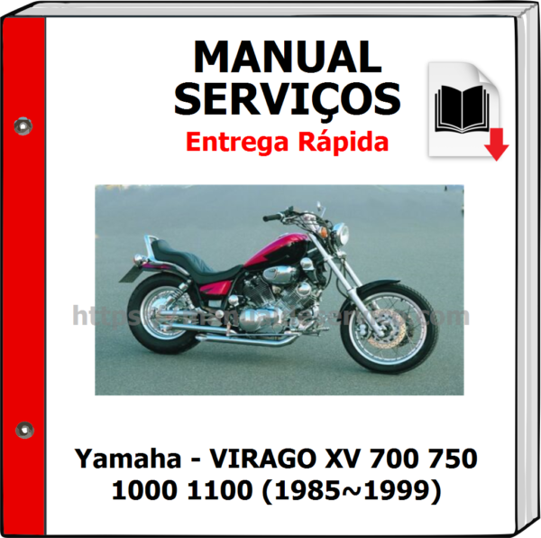 Manual de Serviços - Yamaha - VIRAGO XV 700 750 1000 1100 (1985~1999)