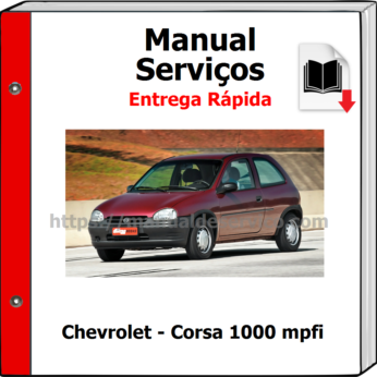 Manual de Serviços – Chevrolet – Corsa 1000 mpfi