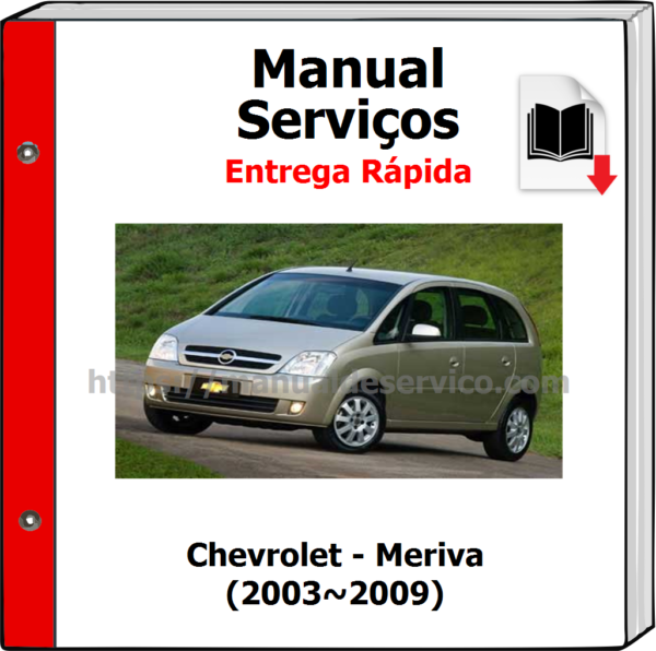 Manual de Serviços - Chevrolet - Meriva (2003~2009)