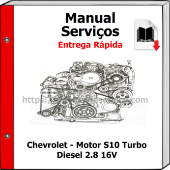 Manual de Serviços – Chevrolet – Motor S10 Turbo Diesel 2.8 16V